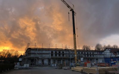 The second false ceiling is being built! (March 2020)Die zweite Zwischendecke wird gezogen! (März 2020)