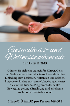 Gesundheitswochenende